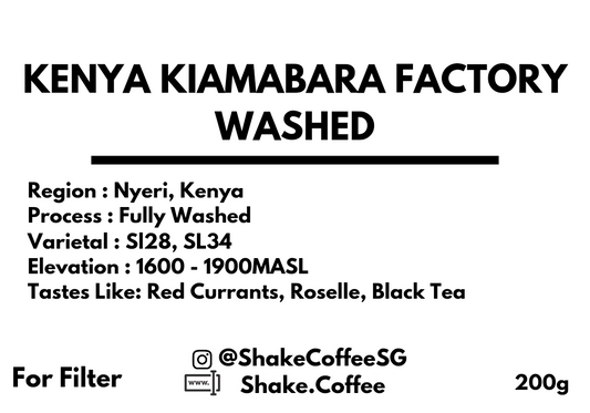 Kenya Kiamabara Factory Washed