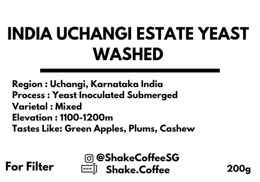 India Uchangi Estate Yeast Washed