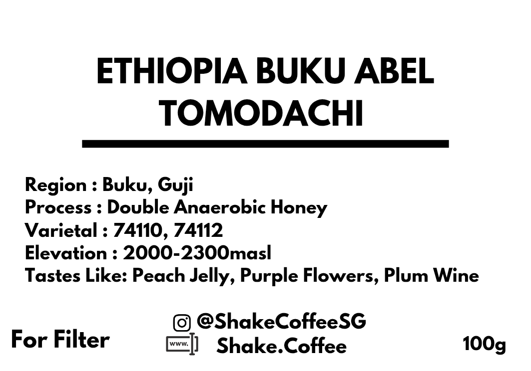 Ethiopia Buku Abel Tomodachi - Shake Coffee SG