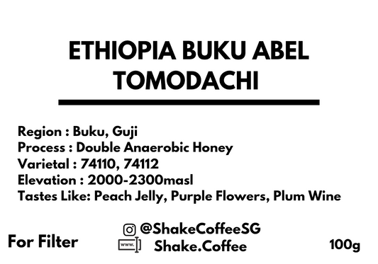 Ethiopia Buku Abel Tomodachi - Shake Coffee SG