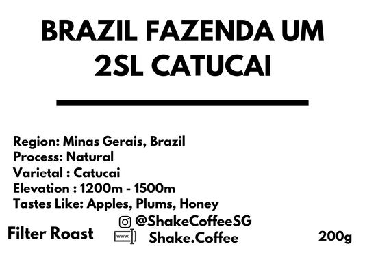 Brazil Fazenda Um Natural Catucai