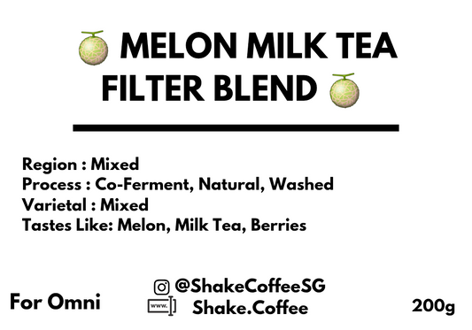 Melon milk tea Blend