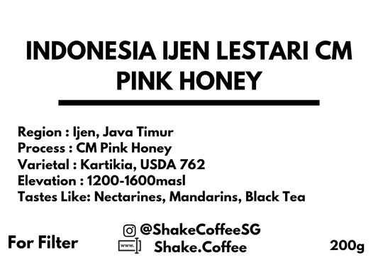 Indonesia Ijen Lestari Pink Honey