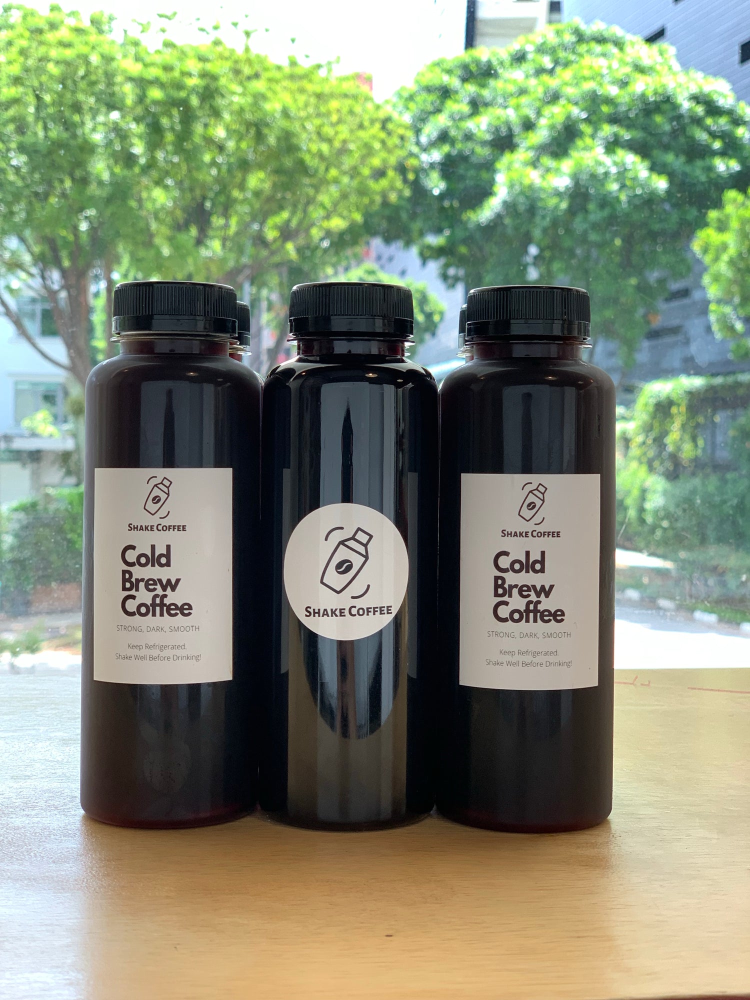 6-Pack Cold Brew Coffees (Black) - Shake Coffee SG